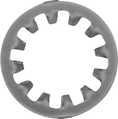 Lock Washer Shakeproof Zinc Finish Steel 3/8    (100 per pack)