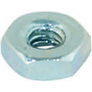 Hex Nut Machine Screw Grade 2 Zinc Finish Steel #10-32    (100 per pack)