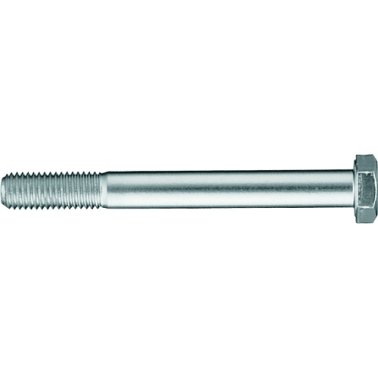 Hex Cap Screw Class 8.8 DIN 933 Steel Zinc Finish M4-0.7 x 10 mm    (50 per pack)