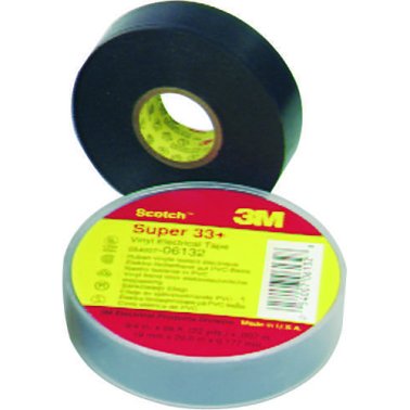 3M Super 33+ Vinyl Electrical Tape 3/4 x 66' Black    (Sold Individually)