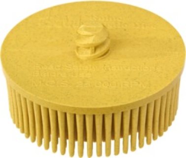 3M™ - Scotch-Brite™ Roloc™ Bristle Disc 1 Diameter 80 Grit Yellow    (Sold Individually)