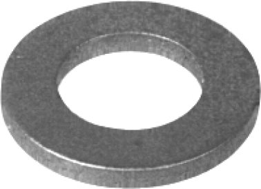 Flat Washer 140 HV Zinc Finish Low Carbon Steel M10    (100 per pack)