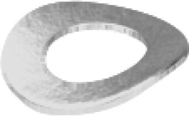 Spring Washer Low Carbon Zinc Finish Steel M5    (100 per pack)