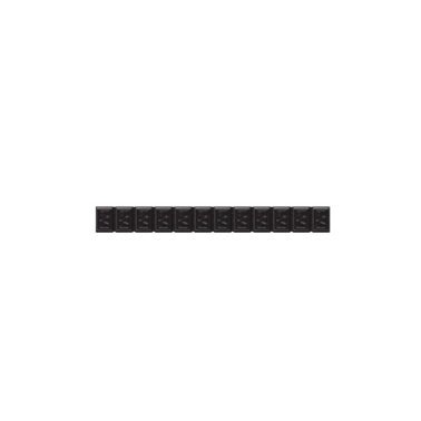 Type 380 Black Powder Coated Zinc Adhesive Wheel Weight - 60 g. Total Strip Weight; 12 - 5 g. Segments per Strip; 0.75 Strip Width; 6.75 Strip Length (50 per case)