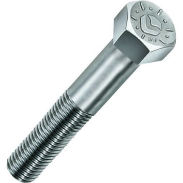 Hex Cap Screw Grade 9 Alloy Steel Zinc Finish 1/4-20 x 1-1/4 (100 per pack)