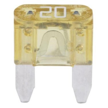 MINI Fuses-20 Amps Yellow (5 per pack)