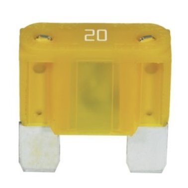 MAXI Fuse-20 Amps Yellow     (2 per pack)