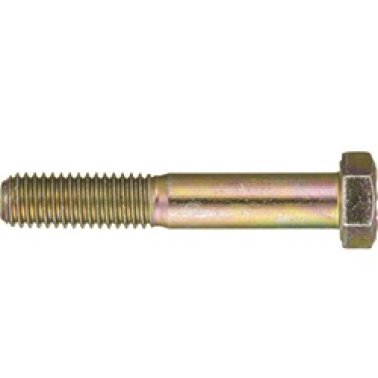 Hex Cap Screw, Grade 8, Alloy Steel, Yellow Zinc Finish, 3/8-16 x 3-1/4 " (50 per pack)