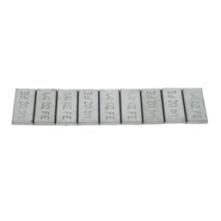 Low-Profile Steel Adhesive Type Wheel Weight with Nano Coating - 1/4 oz. 3 oz. Total Strip Weight (52 per pack)