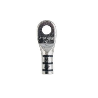 Tru-Crimp® - Battery Cable Lugs-4 Gauge Extreme-Duty Gray 1/4 Stud Size (5 per pack)