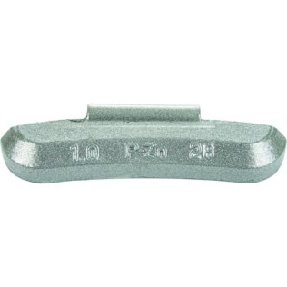 TZ Series Polymer-Coated Zinc Clip-on Wheel Weight - 1/2 oz. (25 per pack)