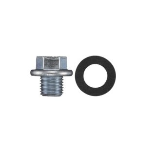 Metric Drain Plug with Aluminum Gasket - M14-1.50 Thread Size (10 per pack)