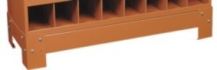 40 Hole Bin Base W/8" Legs (Pack of 1)