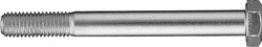 Hex Cap Screw Class 8.8 DIN 931 Steel Zinc Finish M6-1.0 x 60 mm (25 per pack)
