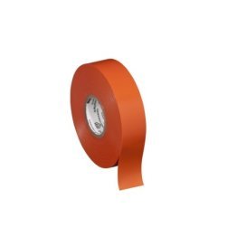 Orange Vinyl Electrical Tape 3/4 Width 66' Length 225% Elongation Temperature Rating ( 32 to 220°F) (Sold Individually)