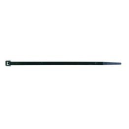 Cable Ties-Releasable 6.5 Length 0.18 Width Black 50 LBs Minimum Loop Tensile Strength 1-3/8 Bundle Diameter (100 per pack)