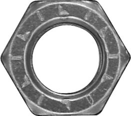 Hex Nut Thick Grade 9 Zinc Finish Alloy Steel 5/16-18 (100 per pack)