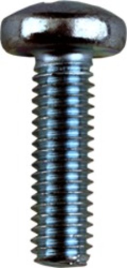 License Plate Screw M6 x 20mm Steel Phillips Pan head (50 per pack)