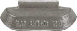 LT1Z Series Polymer-Coated Zinc Clip-on Wheel Weight - 1 oz. (25 per pack)