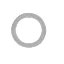 Aluminum Drain Plug Gasket and Sealing Ring - M12 x M18 Nominal Size 1.5mm Thick 12mm I.D. 18mm O.D. (10 per pack)