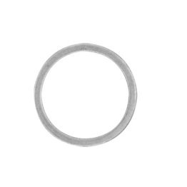 Aluminum Drain Plug Gasket and Sealing Ring - M18 x M22 Nominal Size 1.5mm Thick 18.3mm I.D. 21.8mm O.D. (10 per pack)