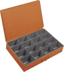 16 Compartment Drawer, 3" H x 18" W x 12" D (Pack of 1)