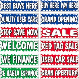 3 ft x 5 ft Burst Banners