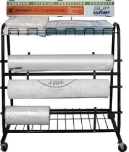 Vehicle Protection Products Kit - Interior w/Floor Rack, Contains: Floor Mats, Seat Covers, Wheel Covers, and Plastic Parts Bag (Pack of 1)
